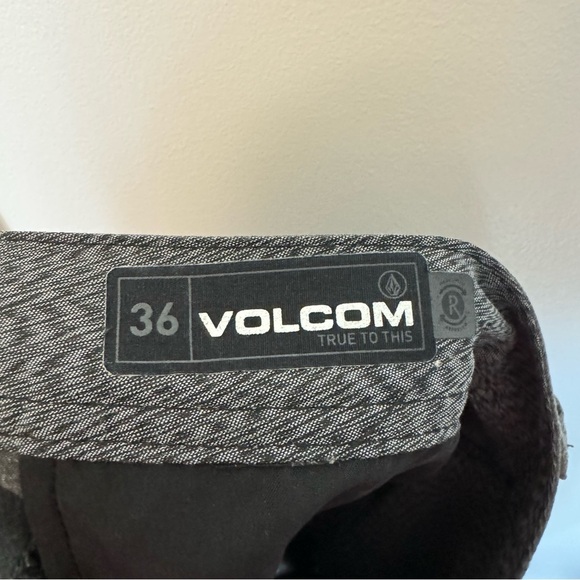 Volcom Flat Front Shorts Dark Gray - Picture 3 of 4